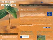 Tablet Screenshot of losdesiertosverdes.com